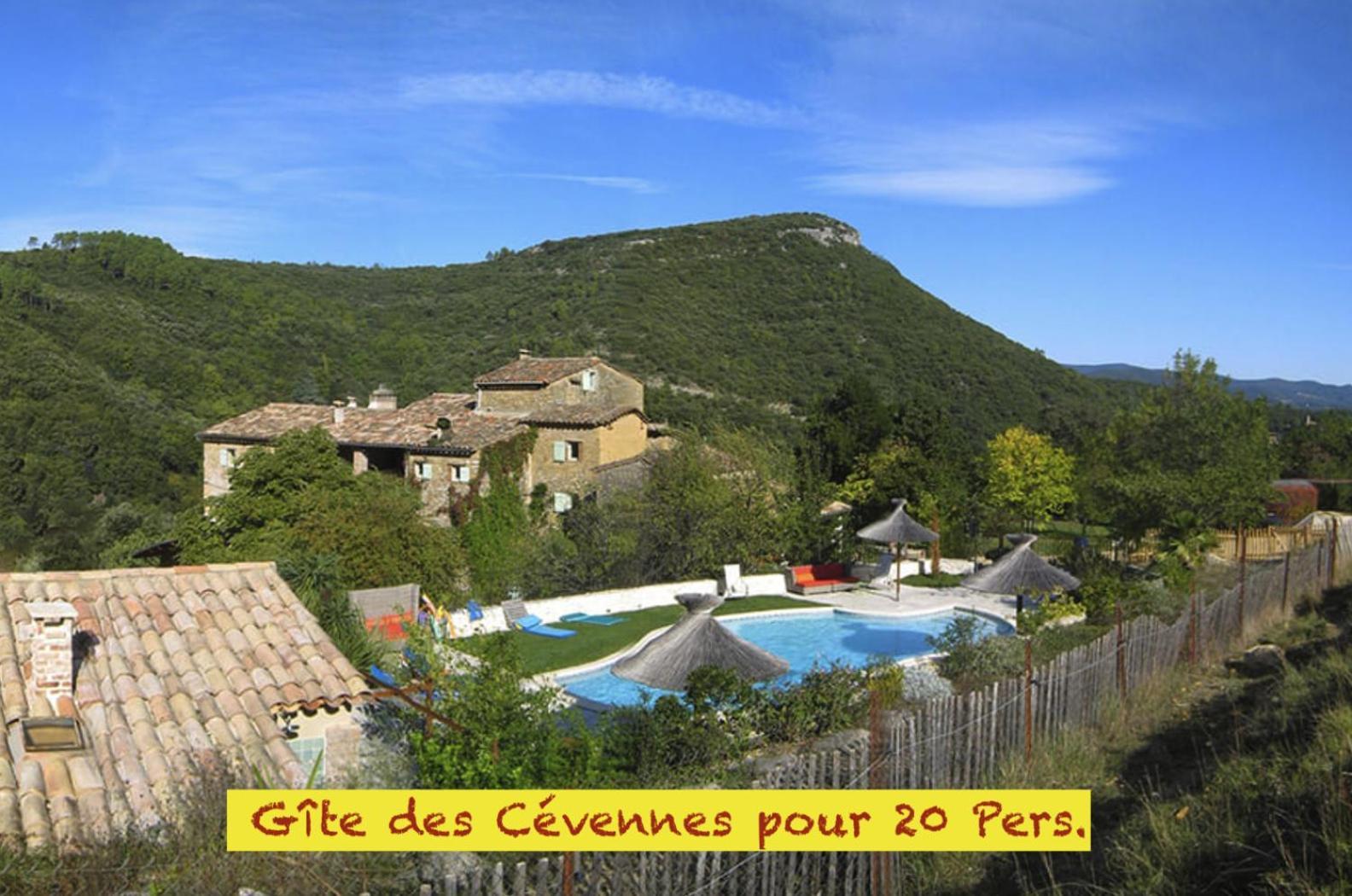 Mas Suejol Villa Anduze Exteriör bild