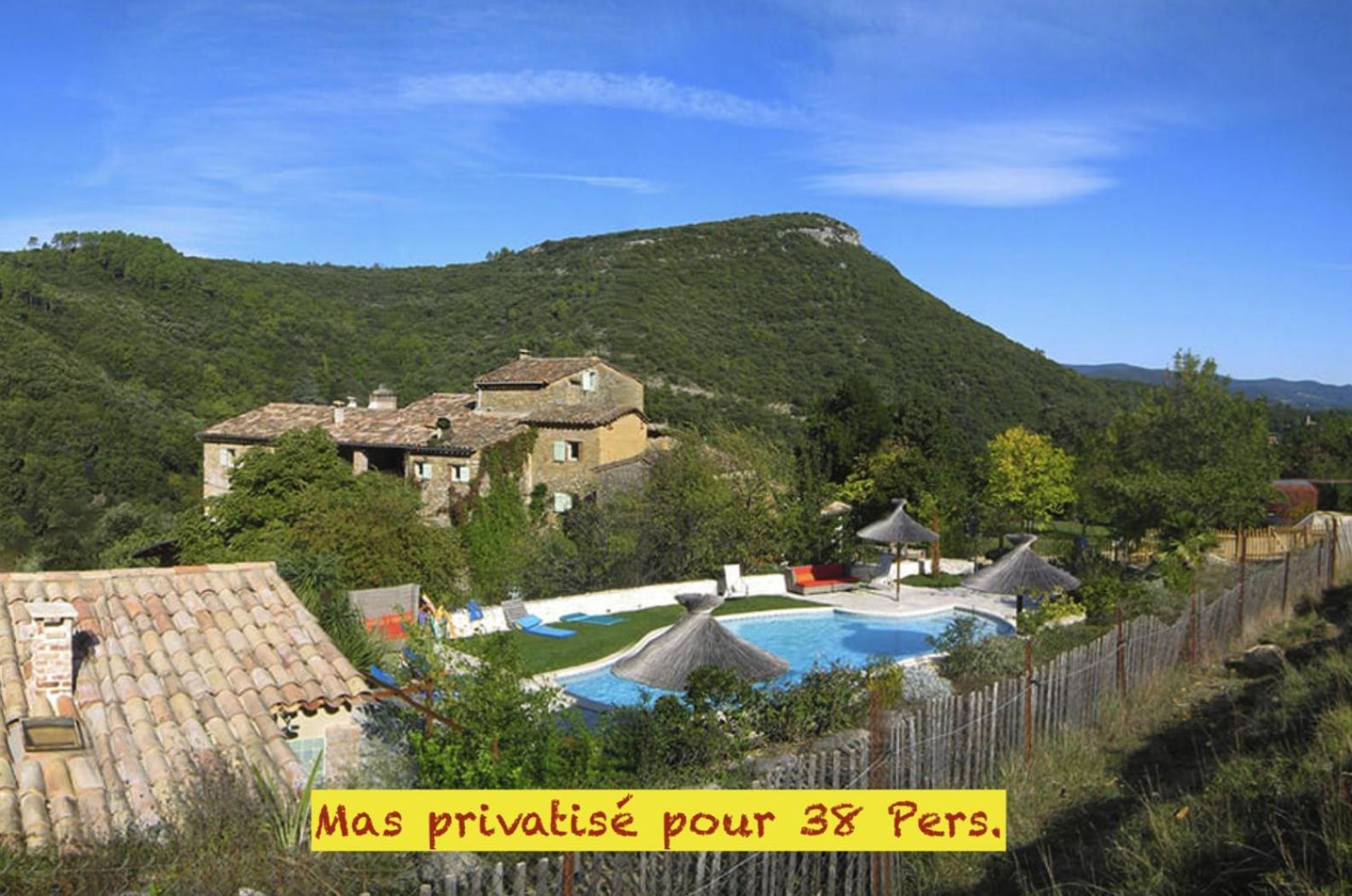 Mas Suejol Villa Anduze Exteriör bild