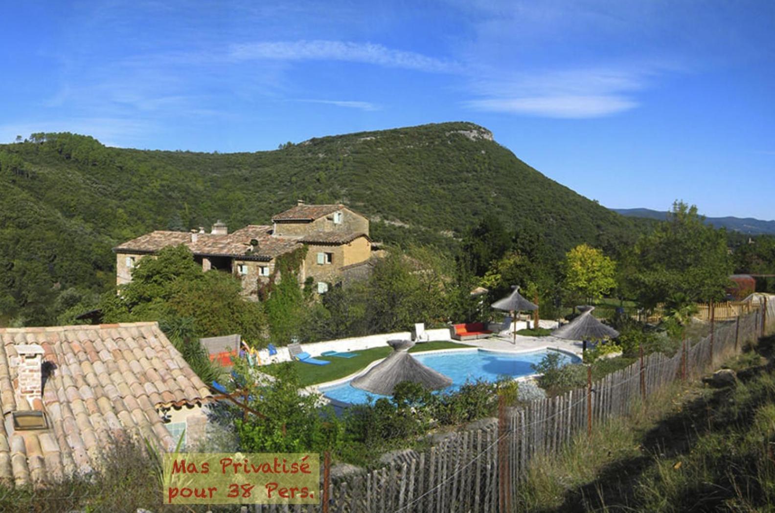 Mas Suejol Villa Anduze Exteriör bild
